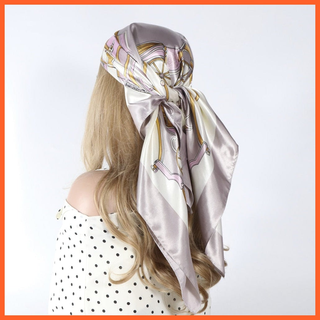 whatagift.com.au Women's Scarf Women Luxury Silk Scarves | Summer Fashion Bandanas Designer Hijab