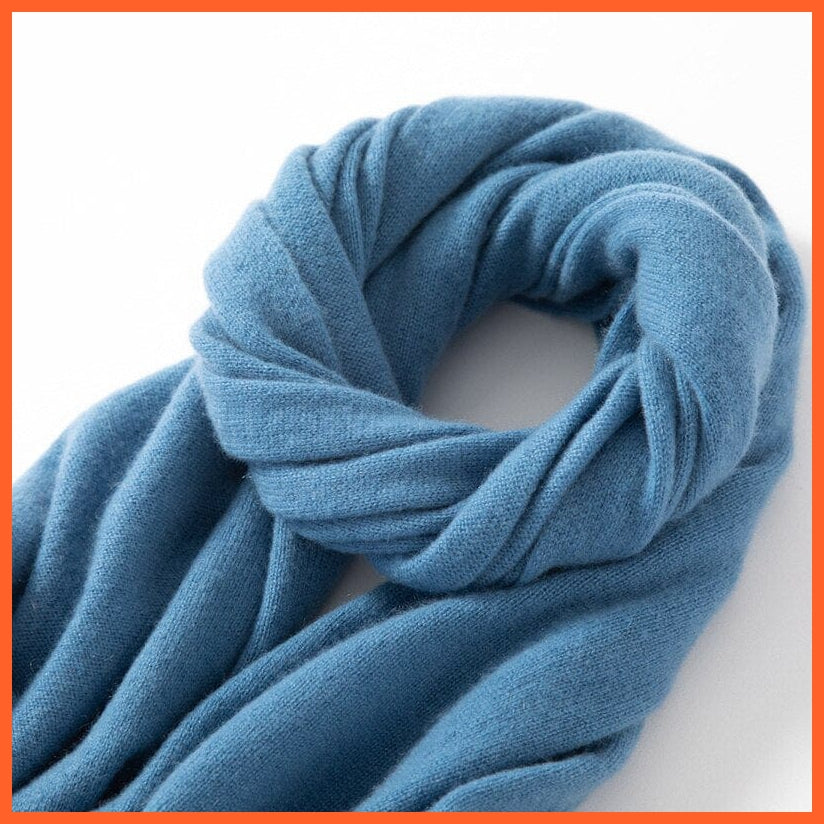 whatagift.com.au Women's Scarf Women's Pashmina Knitted Scarf | Winter Pure Cashmere Soft Scarves
