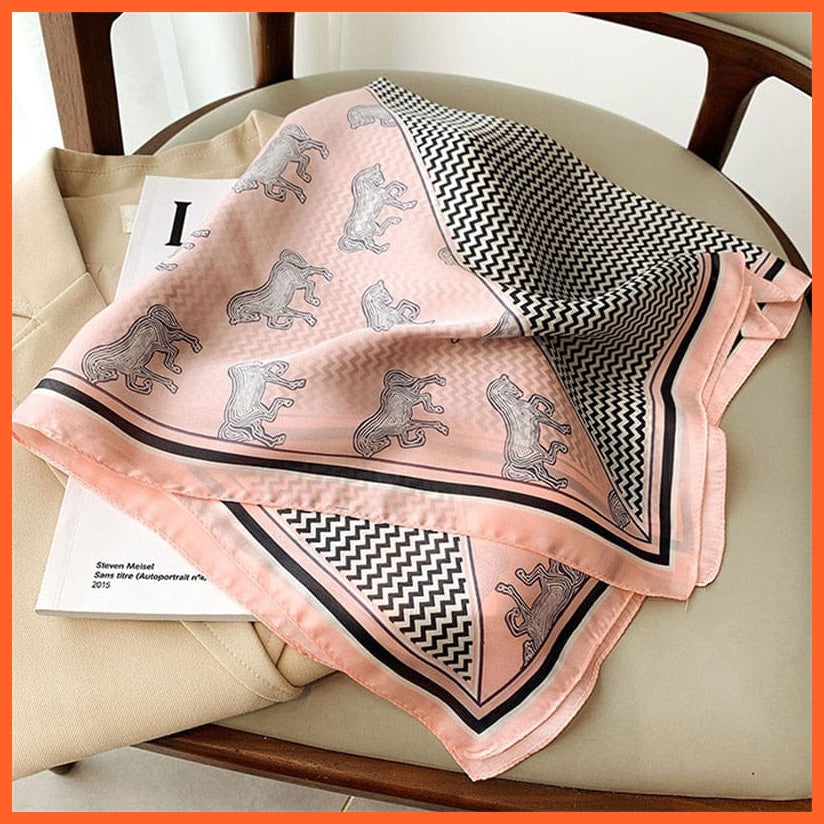 whatagift.com.au Women Scarf Copy of Silk Satin Scarf Women Handkerchief Printed Square Head Bandana Muffler Hijab