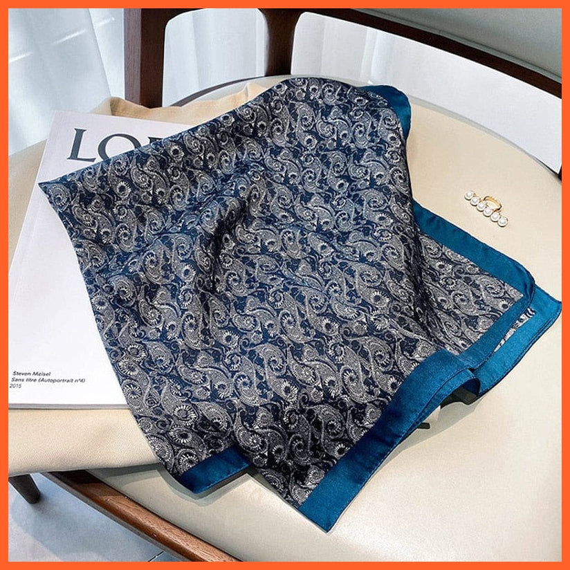 whatagift.com.au Women Scarf Copy of Silk Satin Scarf Women Handkerchief Printed Square Head Bandana Muffler Hijab