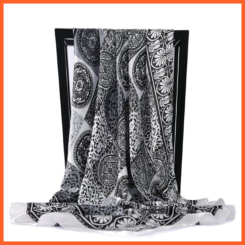 whatagift.com.au Women Scarf Copy of Silk Scarf Women Print Hair Neck Square Shawl Bandanna Hijab Handkerchief