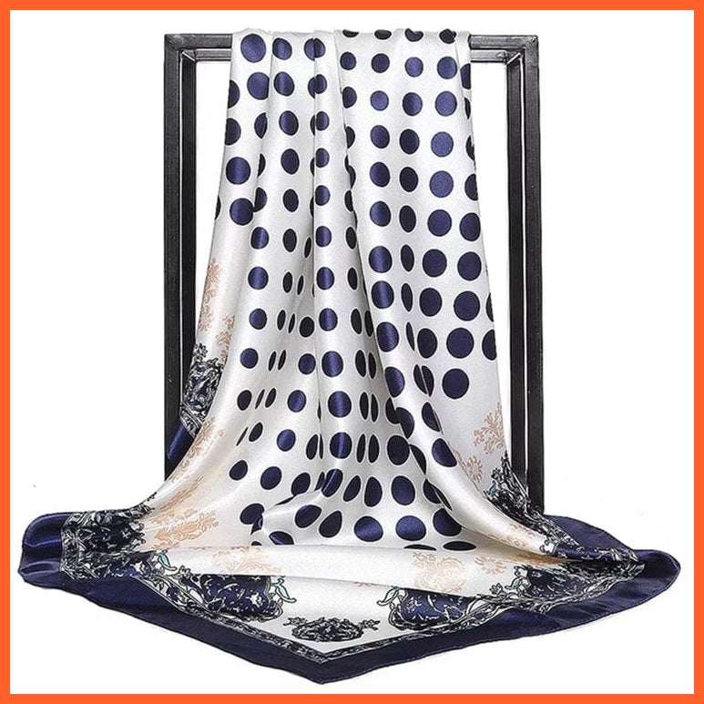 whatagift.com.au Women Scarf Copy of Silk Scarf Women Print Hair Neck Square Shawl Bandanna Hijab Handkerchief