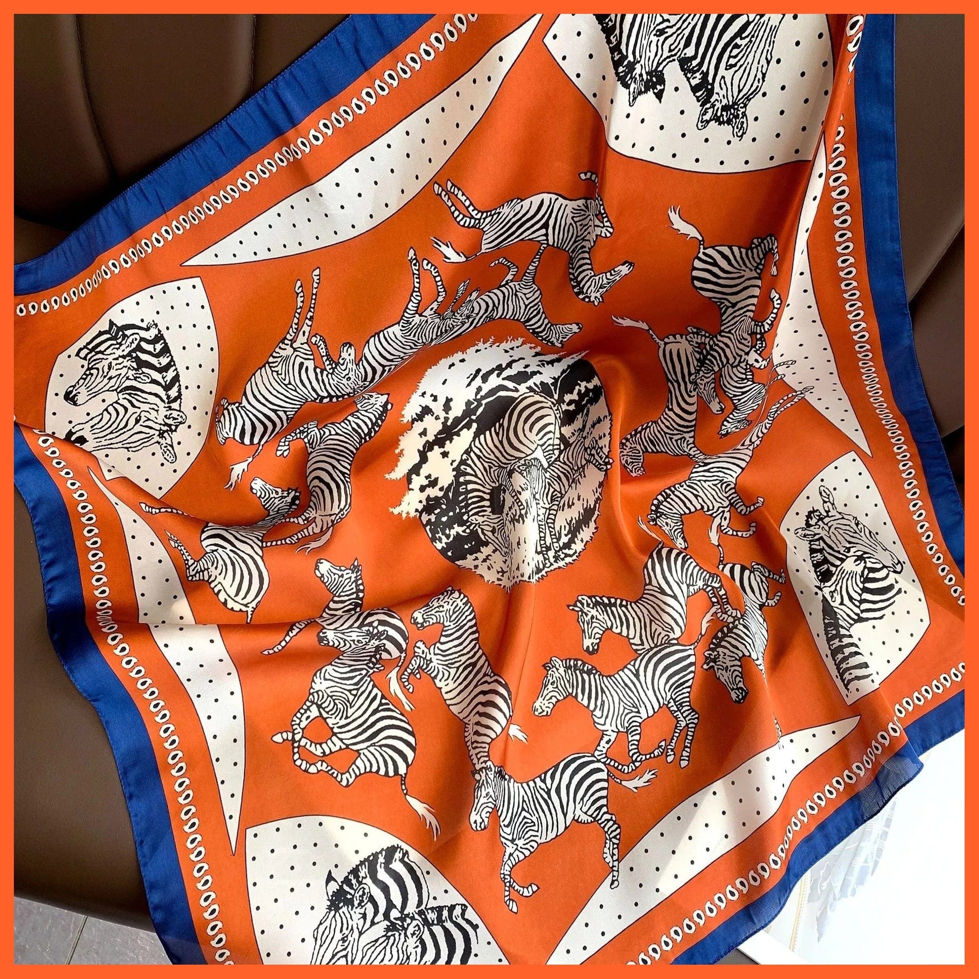 whatagift.com.au Women Scarf Fashion Silk Satin Hair Scarf Women Handkerchief Printed Square Head Bandana