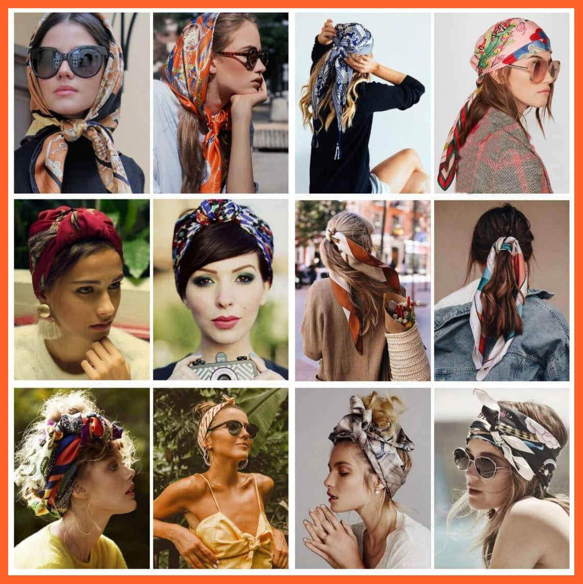 whatagift.com.au Women Scarf Handkerchief Satin Scarf | Women Summer Luxury Leopard Hair Shawl Silk Hijab