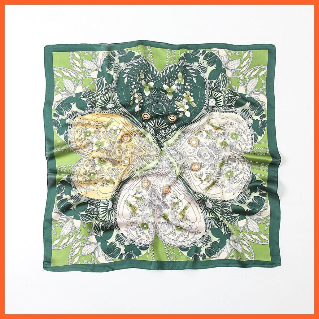 whatagift.com.au Women Scarf Handkerchief Satin Scarf | Women Summer Luxury Leopard Hair Shawl Silk Hijab
