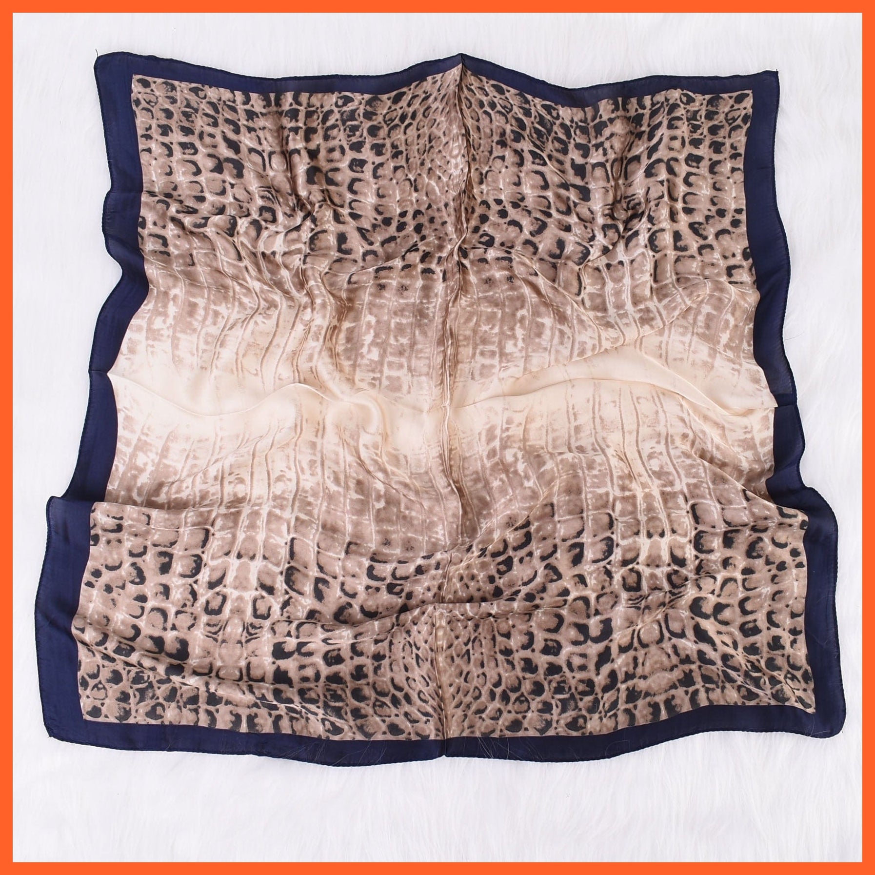 whatagift.com.au Women Scarf Handkerchief Satin Scarf | Women Summer Luxury Leopard Hair Shawl Silk Hijab