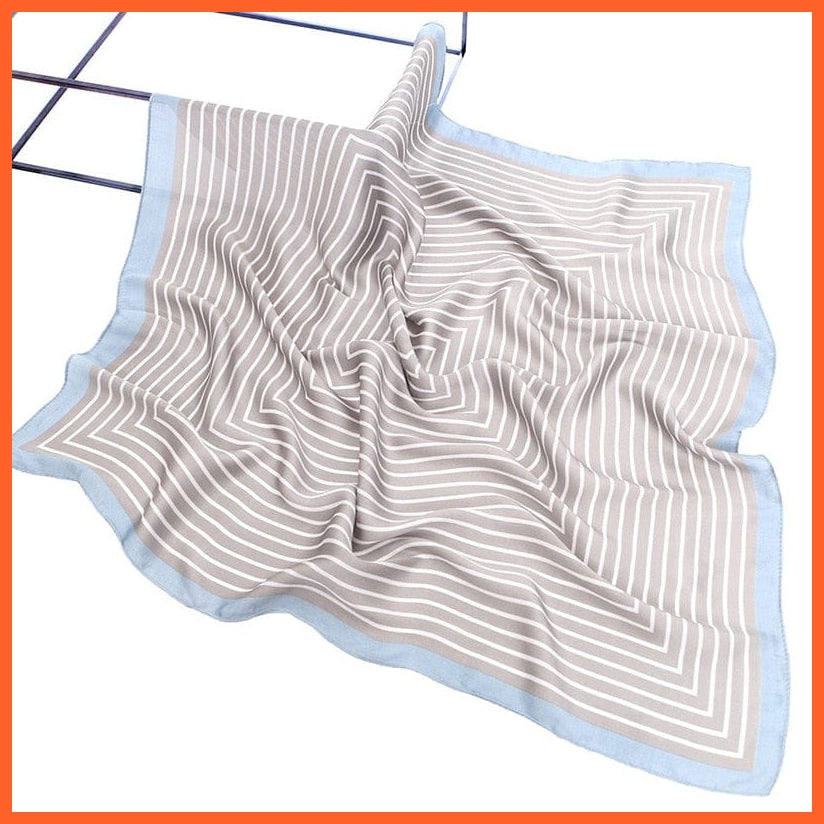 whatagift.com.au Women Scarf Handkerchief Satin Scarf | Women Summer Luxury Leopard Hair Shawl Silk Hijab