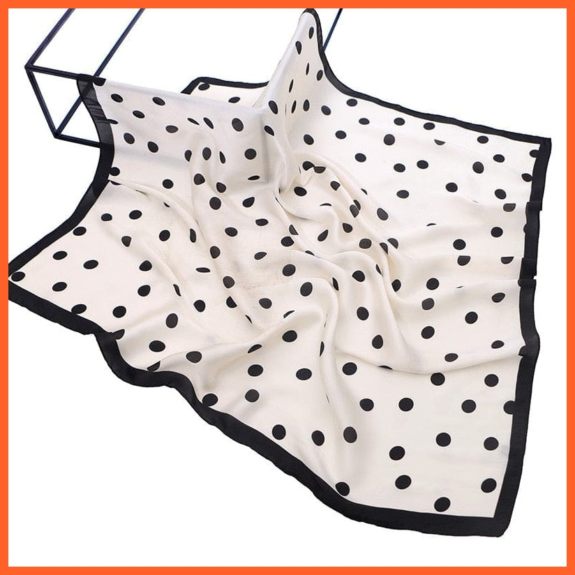 whatagift.com.au Women Scarf Handkerchief Satin Scarf | Women Summer Luxury Leopard Hair Shawl Silk Hijab