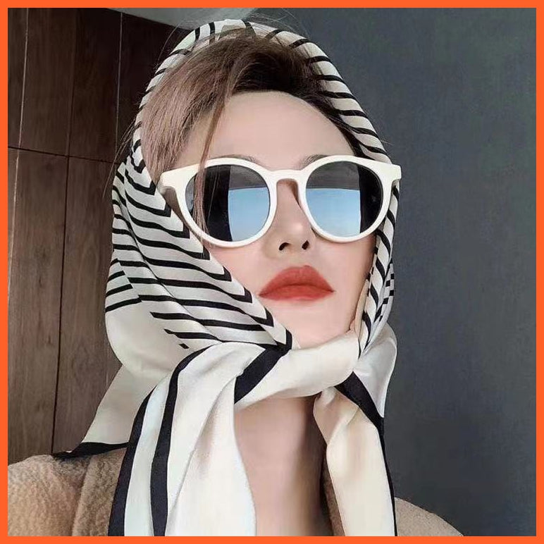 whatagift.com.au Women Scarf Handkerchief Satin Scarf | Women Summer Luxury Leopard Hair Shawl Silk Hijab
