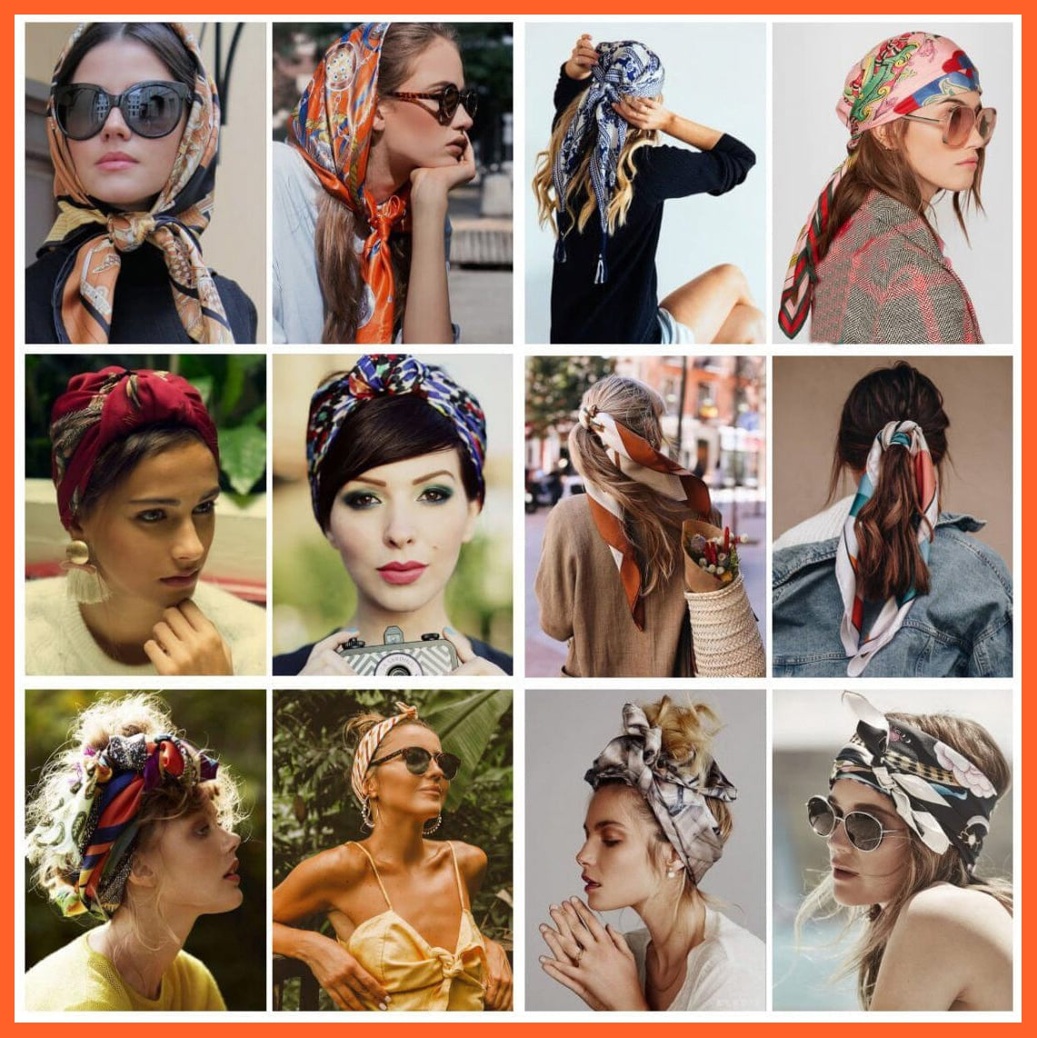 whatagift.com.au Women Scarf Handkerchief Satin Scarf | Women Summer Luxury Leopard Hair Shawl Silk Hijab