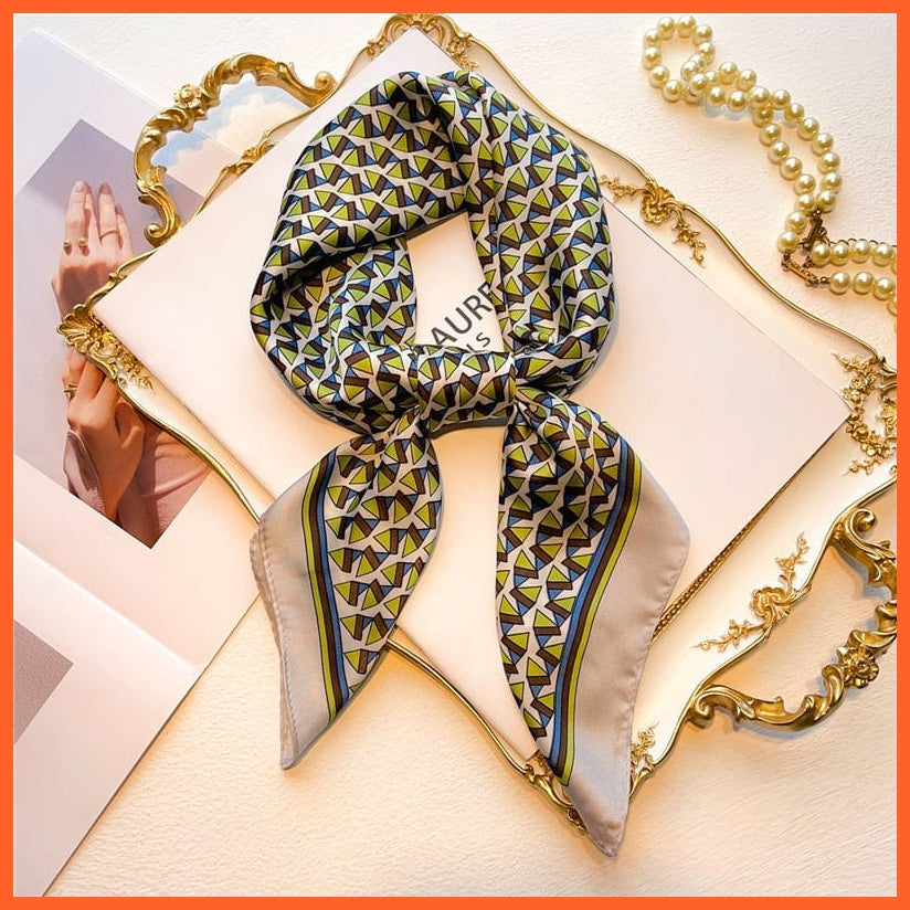 whatagift.com.au Women Scarf New Silk Scarf square fashion printed small handkerchief bandana hair band hijabs
