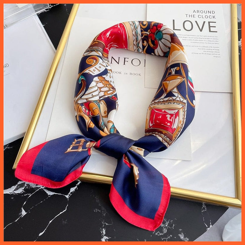 whatagift.com.au Women Scarf New Silk Scarf square fashion printed small handkerchief bandana hair band hijabs