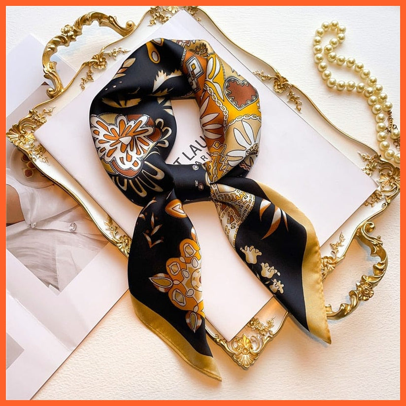 whatagift.com.au Women Scarf New Silk Scarf square fashion printed small handkerchief bandana hair band hijabs