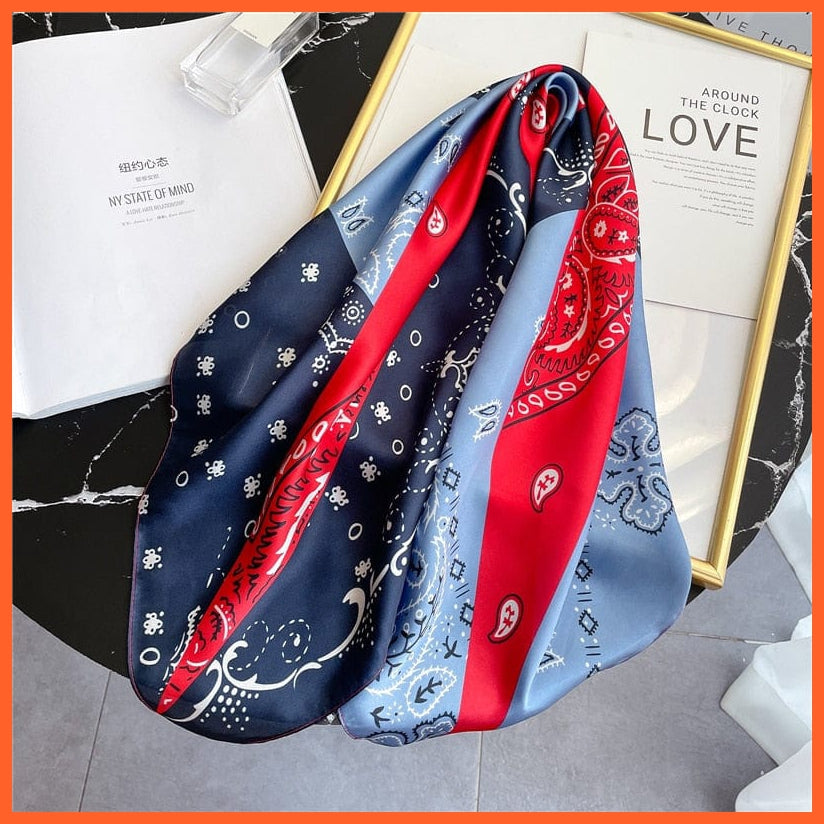 whatagift.com.au Women Scarf New Silk Scarf square fashion printed small handkerchief bandana hair band hijabs