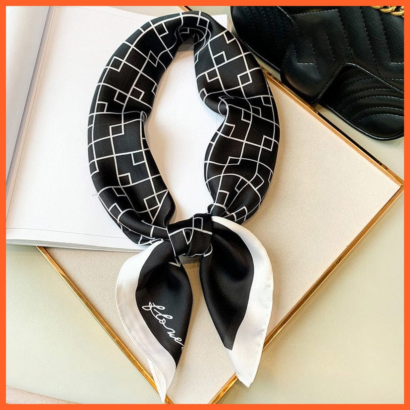 whatagift.com.au Women Scarf New Silk Scarf square fashion printed small handkerchief bandana hair band hijabs