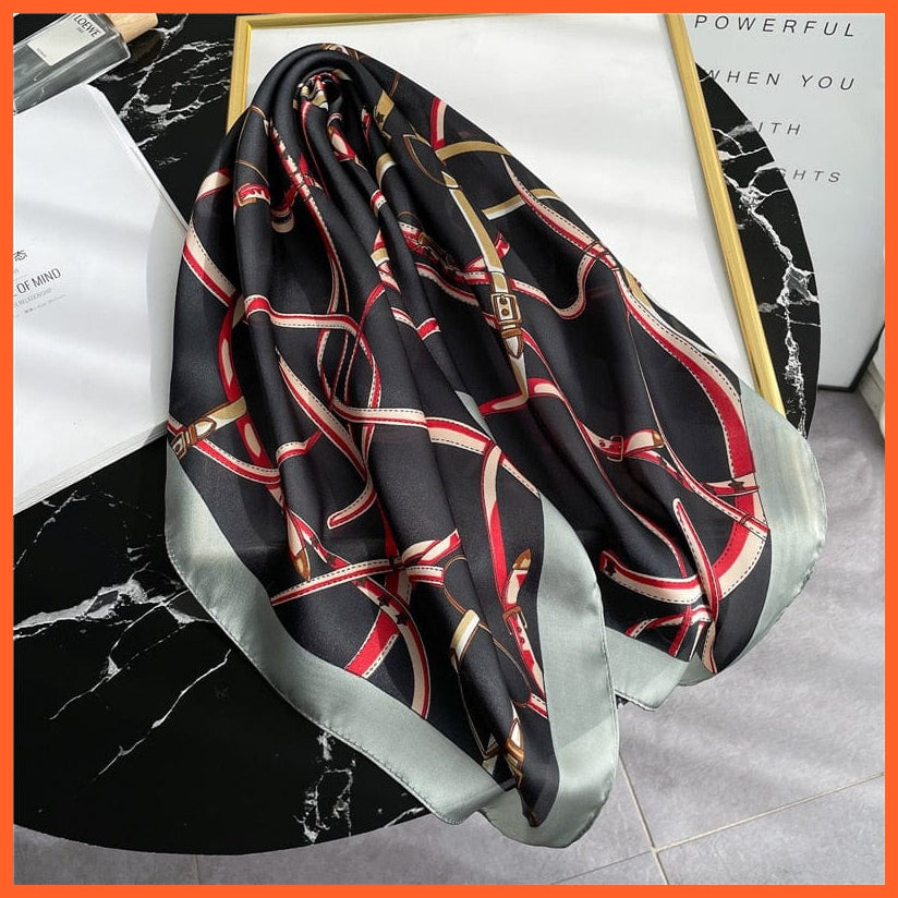 whatagift.com.au Women Scarf New Silk Scarf square fashion printed small handkerchief bandana hair band hijabs