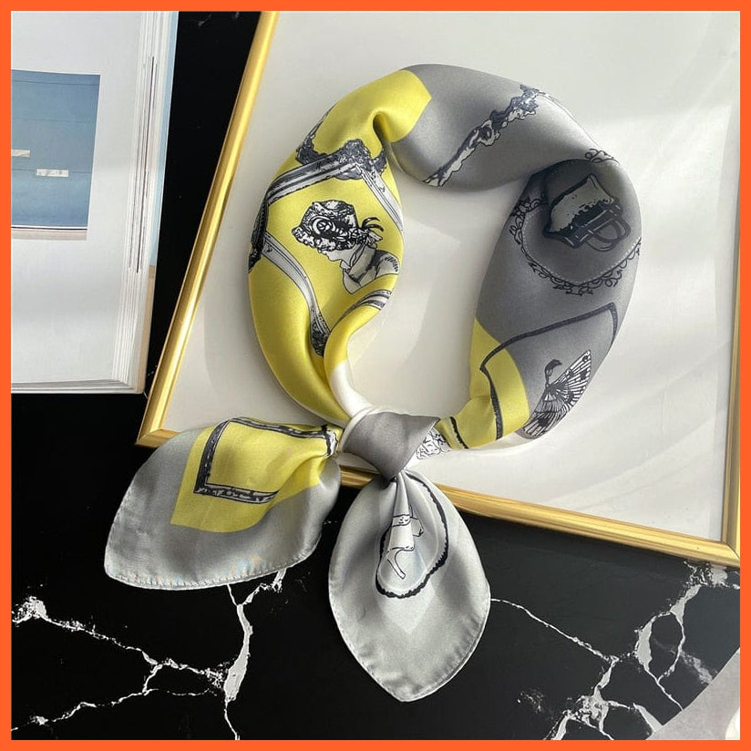 whatagift.com.au Women Scarf New Silk Scarf square fashion printed small handkerchief bandana hair band hijabs