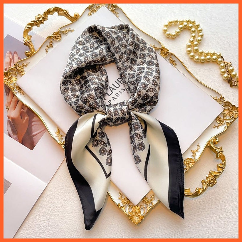 whatagift.com.au Women Scarf New Silk Scarf square fashion printed small handkerchief bandana hair band hijabs