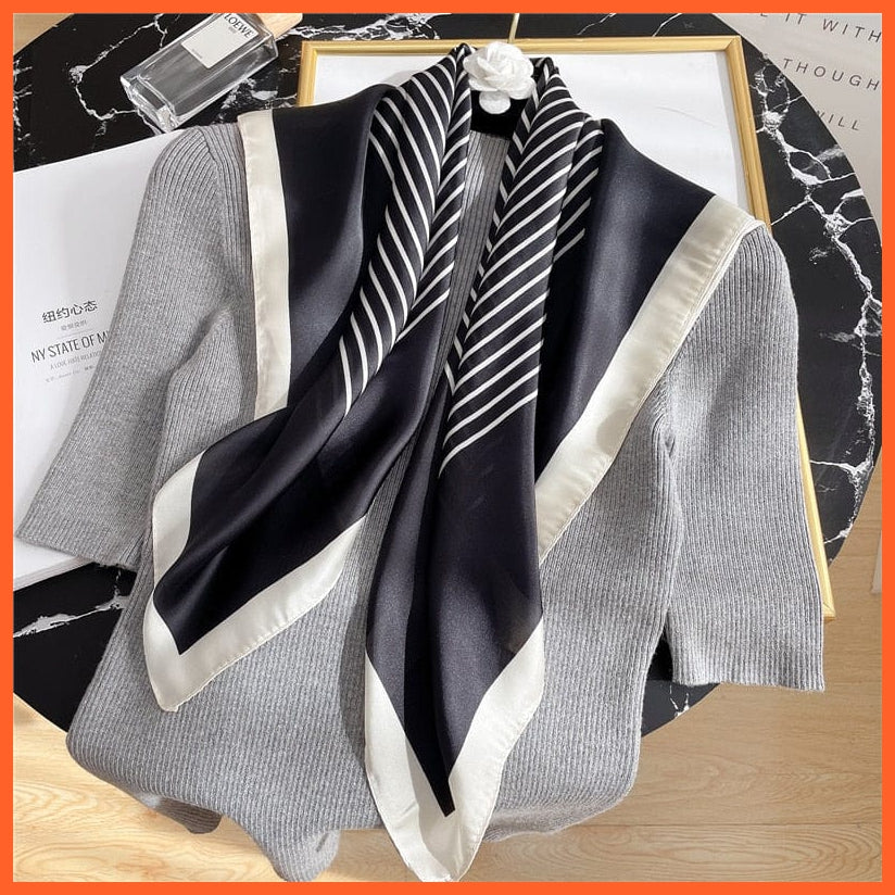 whatagift.com.au Women Scarf New Silk Scarf square fashion printed small handkerchief bandana hair band hijabs