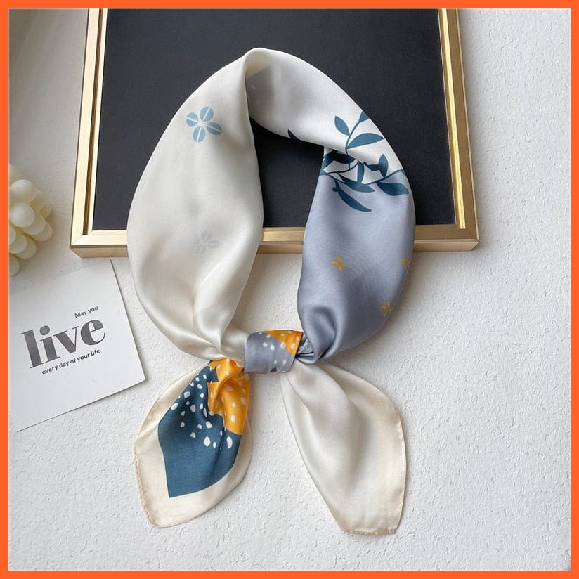 whatagift.com.au Women Scarf New Silk Scarf square fashion printed small handkerchief bandana hair band hijabs