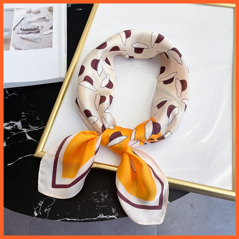 whatagift.com.au Women Scarf New Silk Scarf square fashion printed small handkerchief bandana hair band hijabs