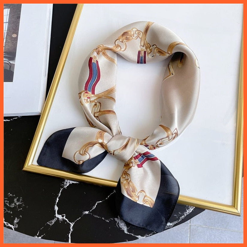 whatagift.com.au Women Scarf New Silk Scarf square fashion printed small handkerchief bandana hair band hijabs