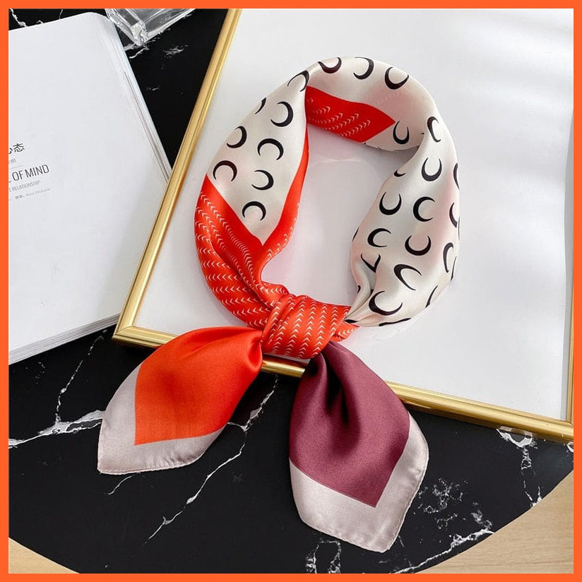 whatagift.com.au Women Scarf New Silk Scarf square fashion printed small handkerchief bandana hair band hijabs