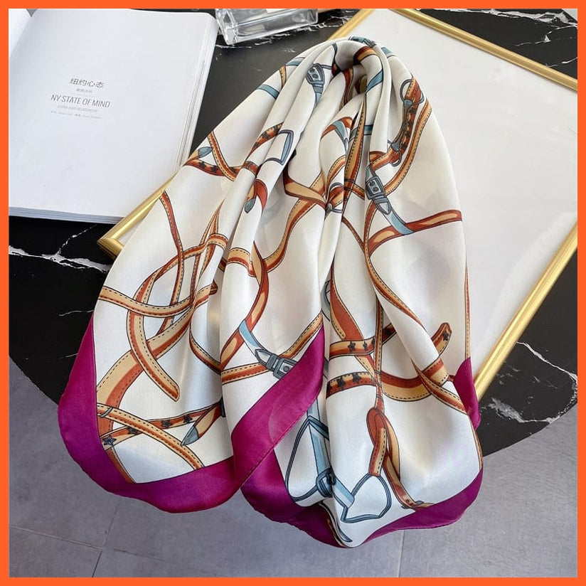 whatagift.com.au Women Scarf New Silk Scarf square fashion printed small handkerchief bandana hair band hijabs