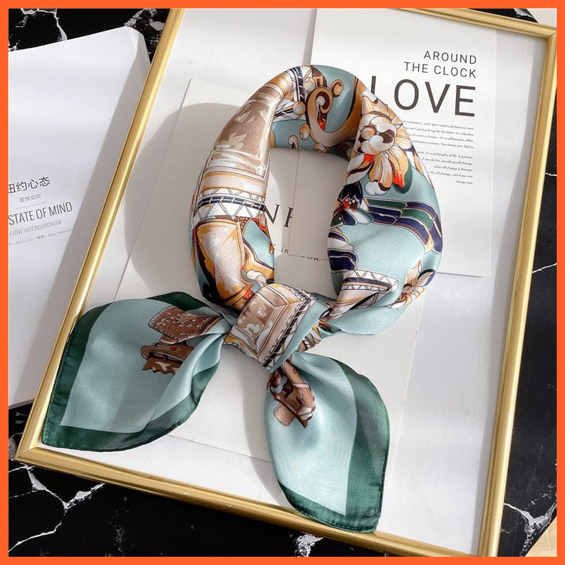 whatagift.com.au Women Scarf New Silk Scarf square fashion printed small handkerchief bandana hair band hijabs
