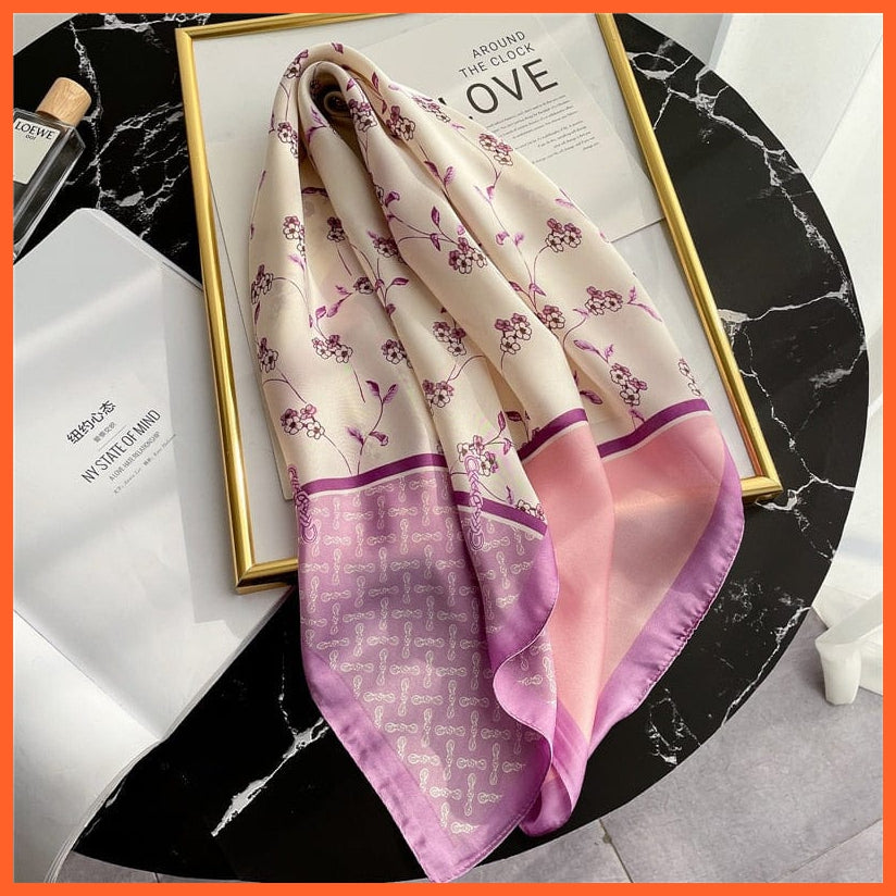 whatagift.com.au Women Scarf New Silk Scarf square fashion printed small handkerchief bandana hair band hijabs