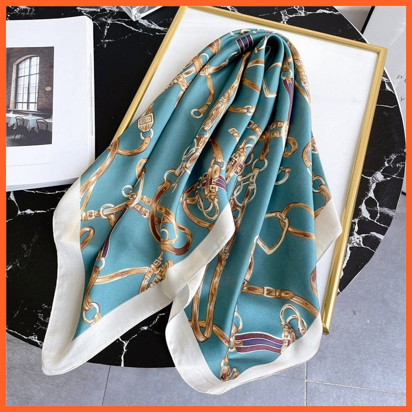 whatagift.com.au Women Scarf New Silk Scarf square fashion printed small handkerchief bandana hair band hijabs