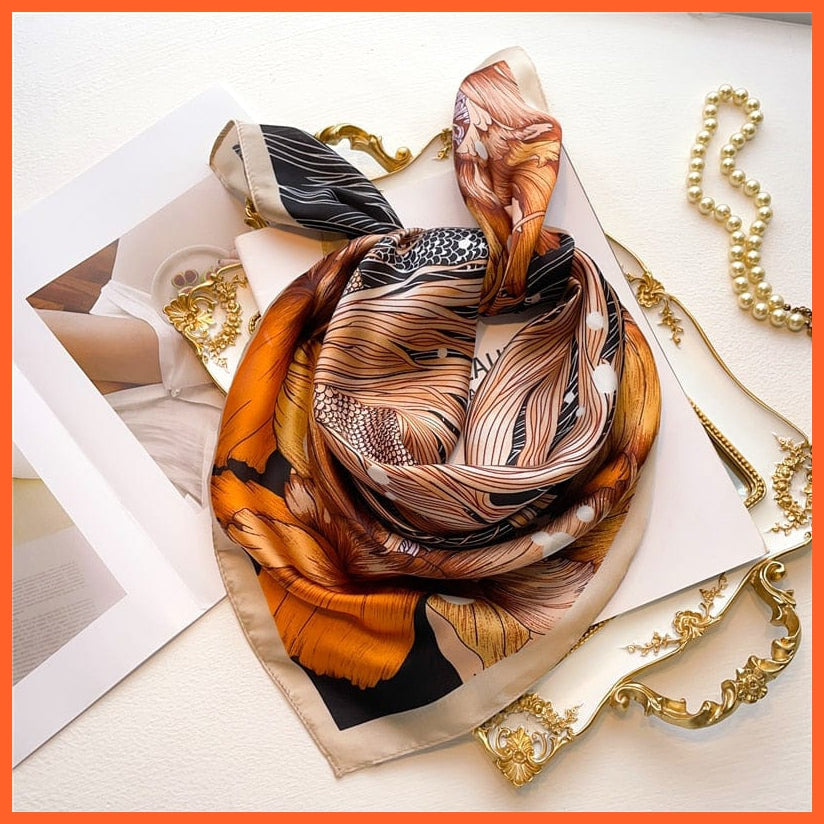 whatagift.com.au Women Scarf New Silk Scarf square fashion printed small handkerchief bandana hair band hijabs