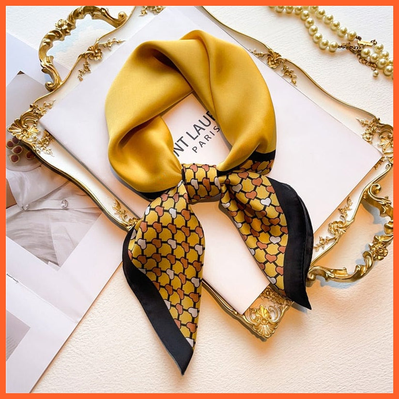 whatagift.com.au Women Scarf New Silk Scarf square fashion printed small handkerchief bandana hair band hijabs