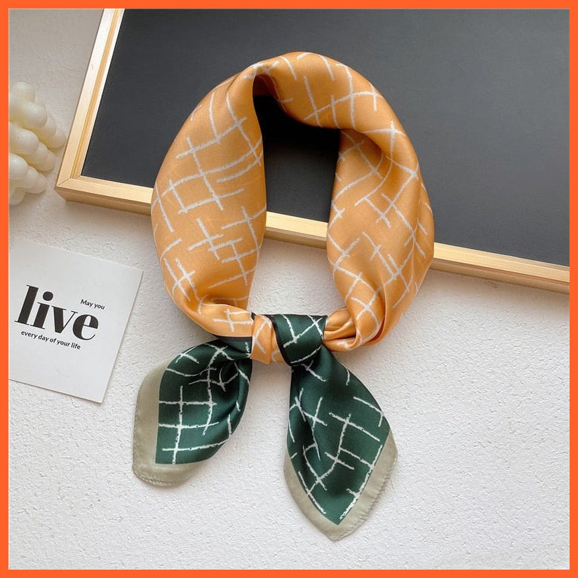 whatagift.com.au Women Scarf New Silk Scarf square fashion printed small handkerchief bandana hair band hijabs
