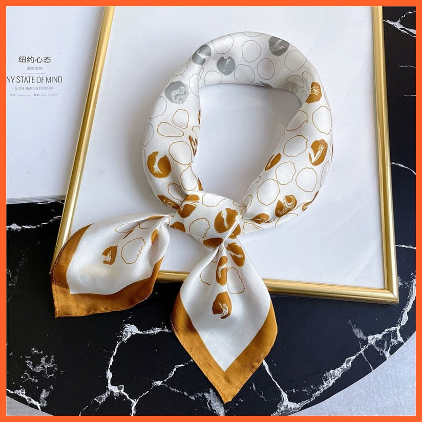 whatagift.com.au Women Scarf New Silk Scarf square fashion printed small handkerchief bandana hair band hijabs