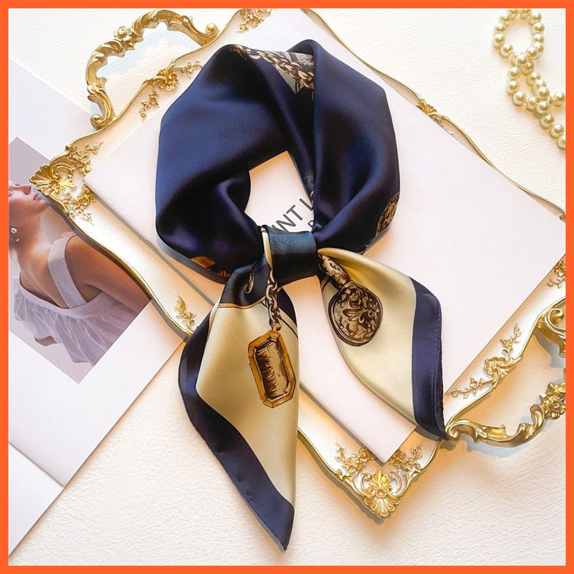 whatagift.com.au Women Scarf New Silk Scarf square fashion printed small handkerchief bandana hair band hijabs