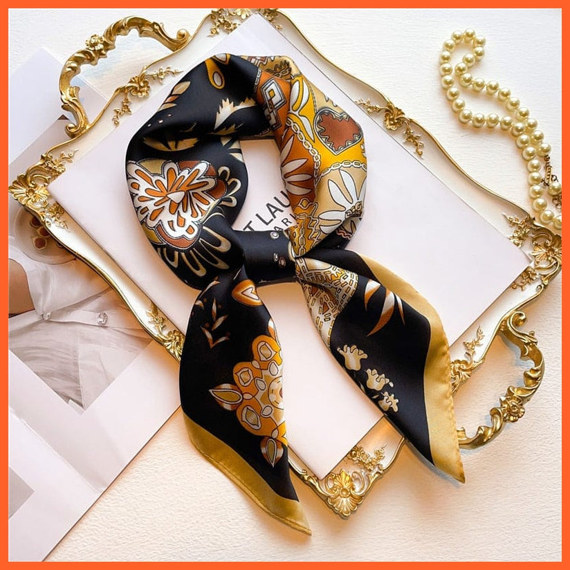 whatagift.com.au Women Scarf New Silk Scarf square fashion printed small handkerchief bandana hair band hijabs