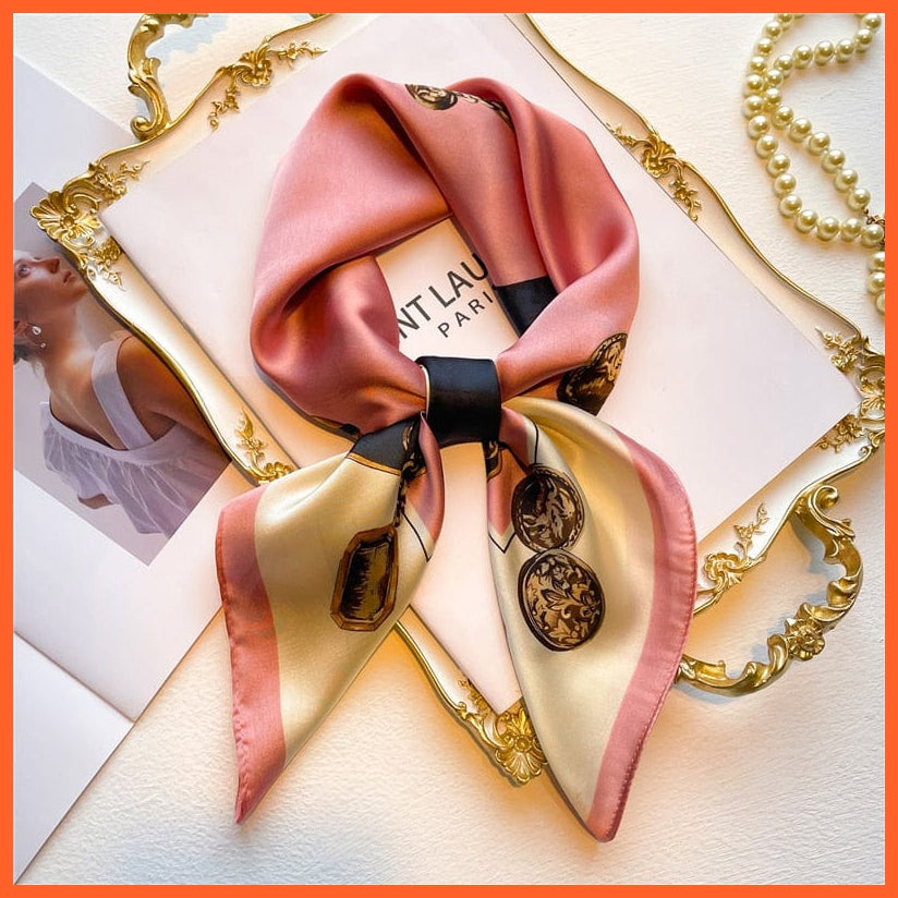whatagift.com.au Women Scarf New Silk Scarf square fashion printed small handkerchief bandana hair band hijabs