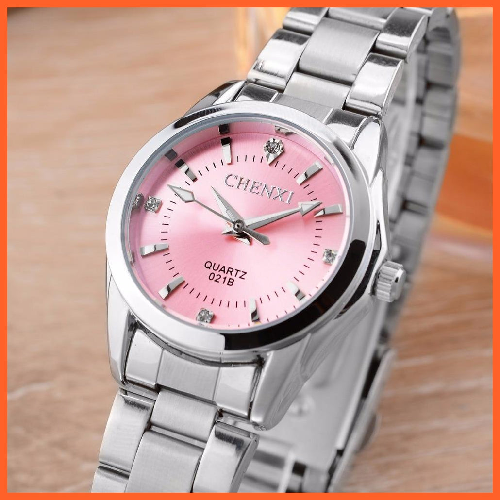 6 Fashion Colors Luxury Women'S Casual Watches | Luxury Waterproof Watch Women Rhinestone Wristwatches | whatagift.com.au.