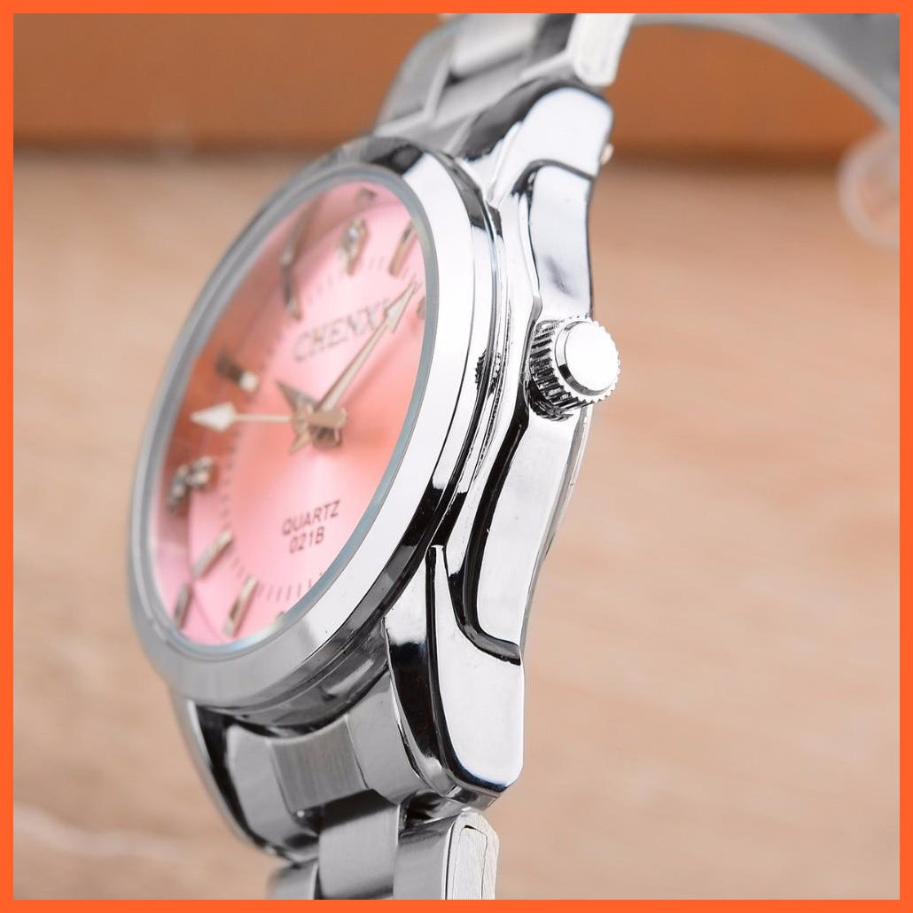 6 Fashion Colors Luxury Women'S Casual Watches | Luxury Waterproof Watch Women Rhinestone Wristwatches | whatagift.com.au.
