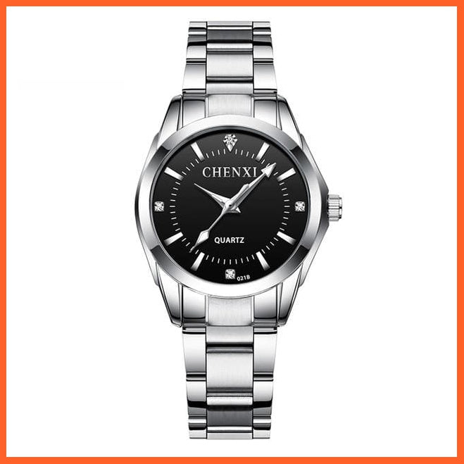 6 Fashion Colors Luxury Women'S Casual Watches | Luxury Waterproof Watch Women Rhinestone Wristwatches | whatagift.com.au.