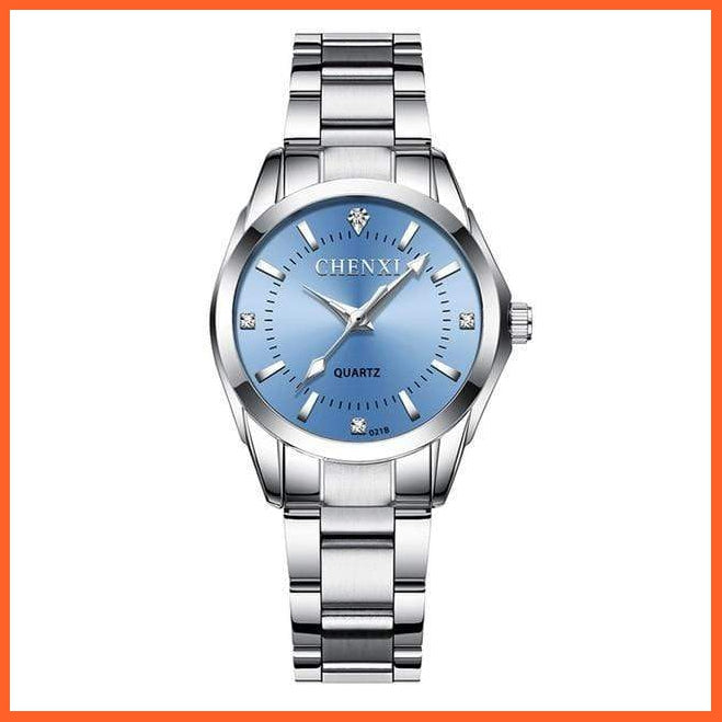 6 Fashion Colors Luxury Women'S Casual Watches | Luxury Waterproof Watch Women Rhinestone Wristwatches | whatagift.com.au.