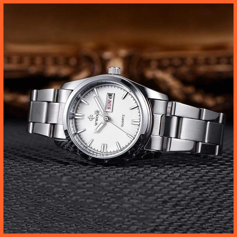 Fashion Ladies Watches Waterproof Quartz Silver Women Automatic Wrist Watch | whatagift.com.au.