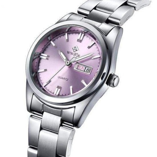 Fashion Ladies Watches Waterproof Quartz Silver Women Automatic Wrist Watch | whatagift.com.au.