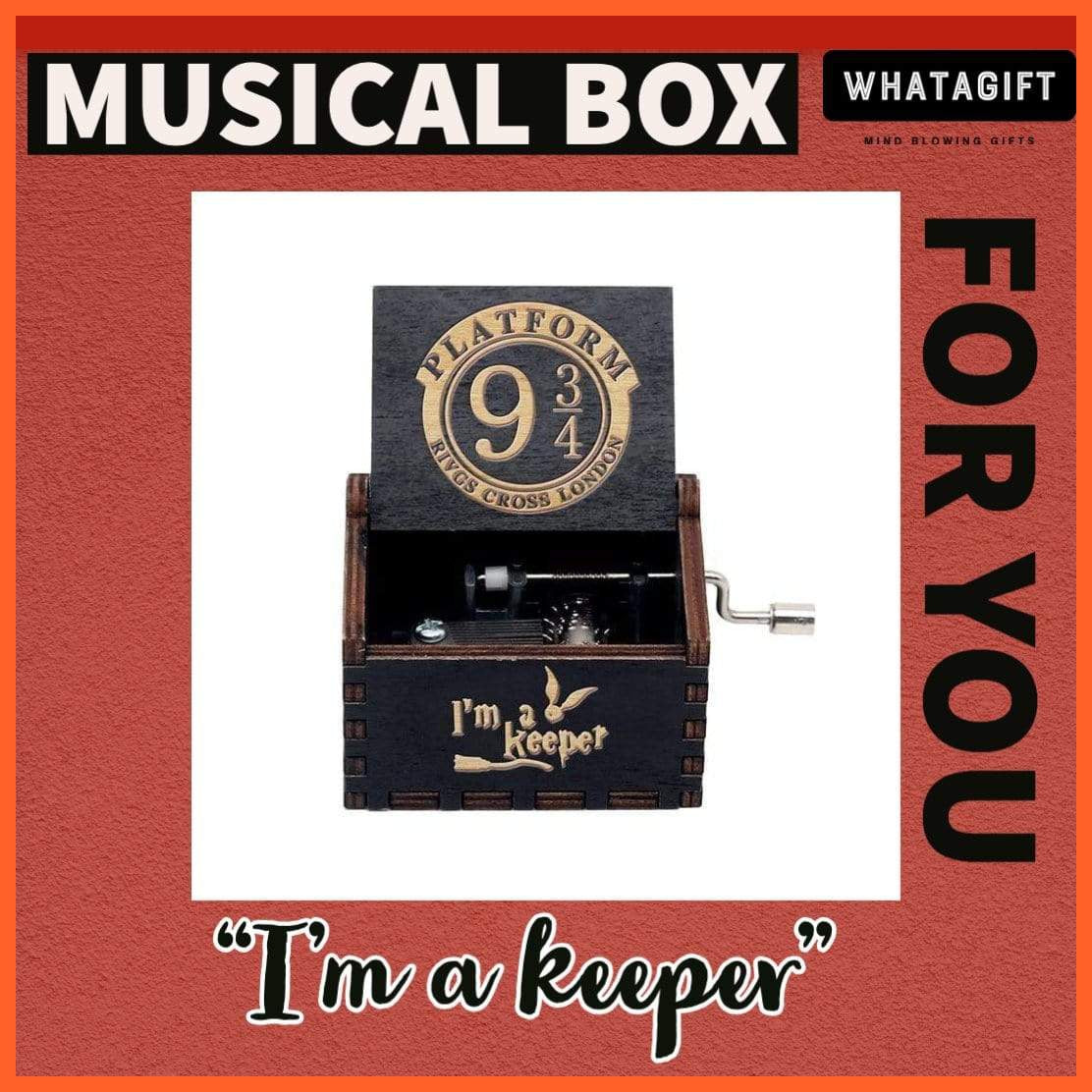 Wooden Classical Music Box I Am A Keeper | whatagift.com.au.