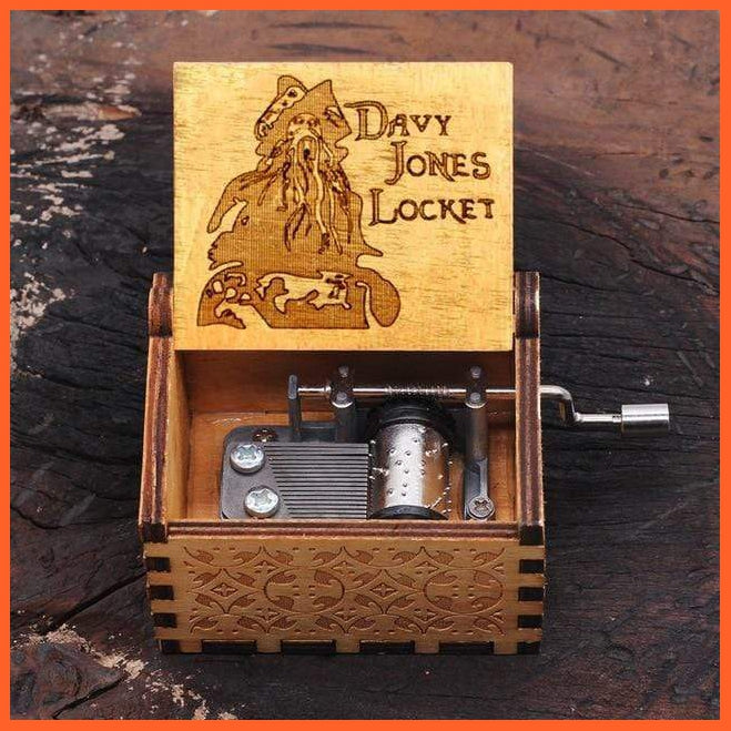 Wooden Classical Music Box Tune Davy Jones Locket | whatagift.com.au.