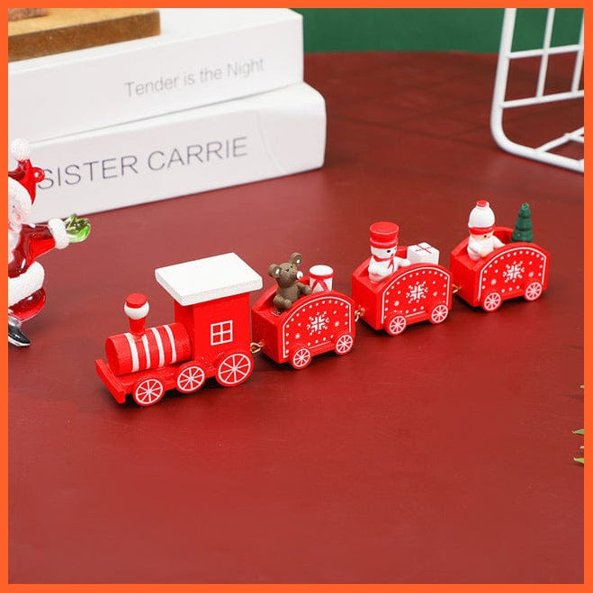 whatagift.com.au Wooden train 11 Wooden Train Christmas Decoration for Home
