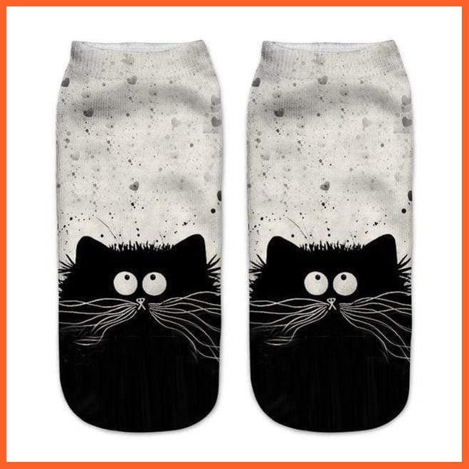 Worried Cat Socks - 3D Prints | whatagift.com.au.