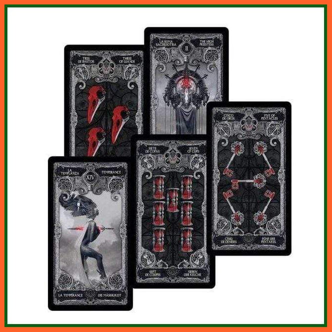Tarot Deck Xiii Wanderer'S Dark Tarot Cards With Guide And More Options | whatagift.com.au.