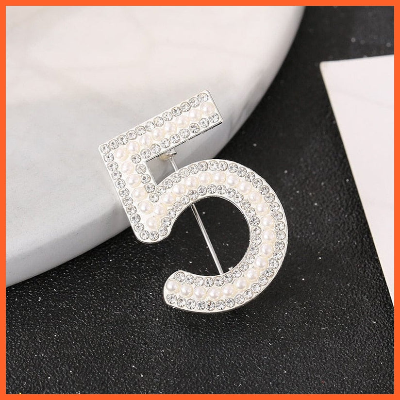 whatagift.com.au XZ0010-2 / 1 Piece Pearl Brooch For | Clothes Pin Accessories